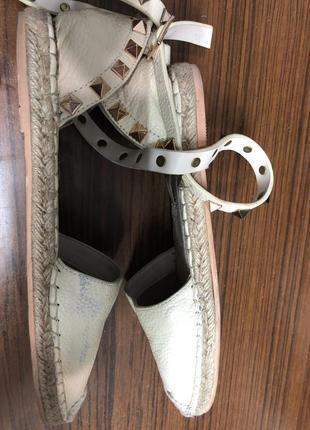 Сандали туфли  натуральная кожа valentino garavani6 фото