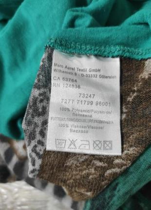Marc aurel дизайнерская блуза джемпер сетка лепард животный принт в виде marc cain sportalm8 фото