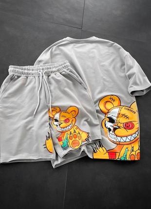 Мужской костюм футболка + шорты