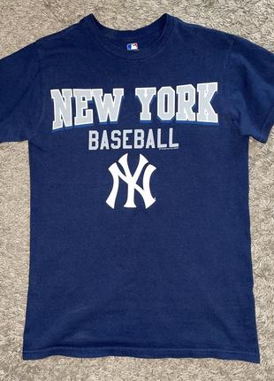 Футболка new york yankees baseball, оригінал, розмір s1 фото