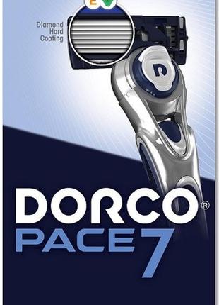 Мужской станок для бритья dorco pace 7+2 картриджи