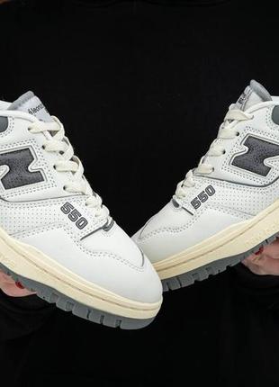 Женские кроссовки new balance 550 Boys grey 36-37-392 фото