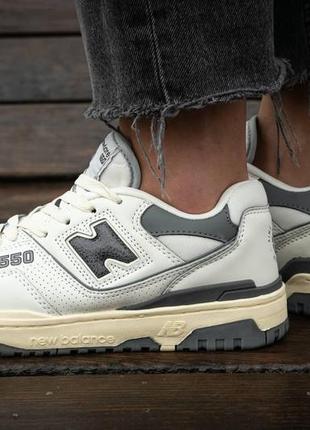 Женские кроссовки new balance 550 Boys grey 36-37-395 фото