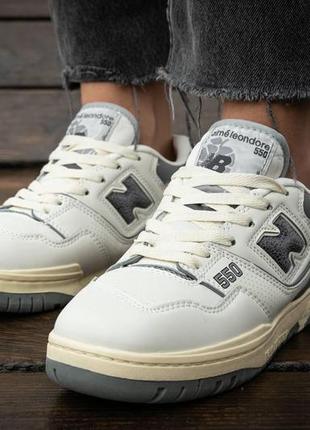 Женские кроссовки new balance 550 Boys grey 36-37-394 фото