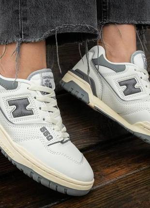 Женские кроссовки new balance 550 Boys grey 36-37-3910 фото