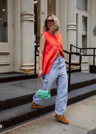 Твидовый жилет zara s
