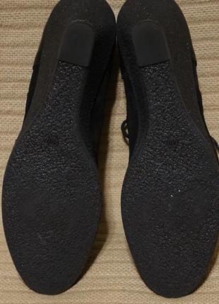 Эффектные комбинированные черные кожаные оксфорды-броги ombretta 40 р.10 фото