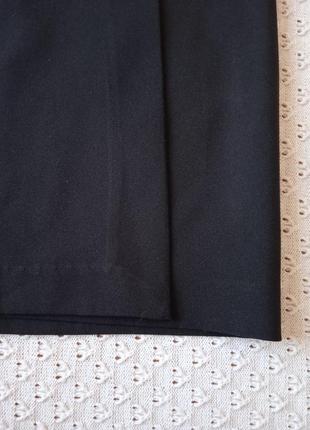 Юбка на запах классическая юбочка черная прямая юбка6 фото