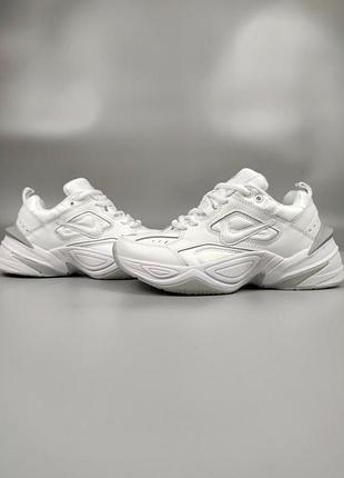 Модні кросівки Minotaurs nike m2k tekno white grey👟