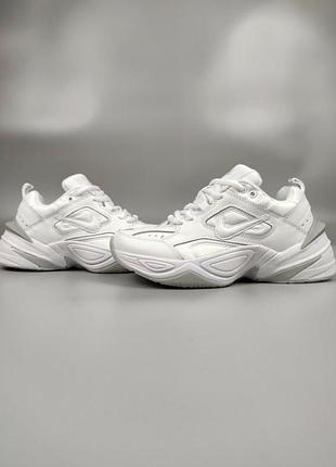 Модные кроссовки nike m2k tekno white grey👟