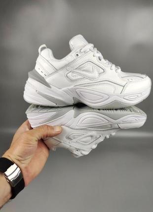 Модные кроссовки nike m2k tekno white grey👟2 фото