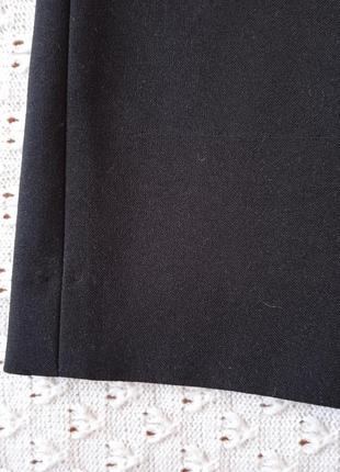 Юбка на запах классическая юбочка черная прямая юбка8 фото