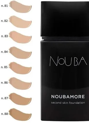 Тональна основа nouba noubamore second skin foundation 852 фото