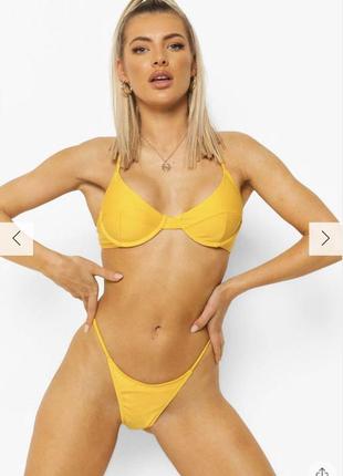 Boohoo плавки низ купальник трусы высокие