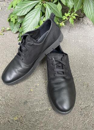 Кожаные туфли ecco ankell 41 р