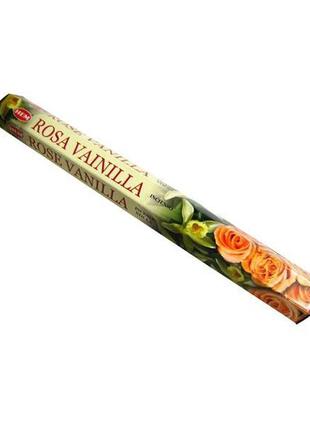 Пахощі vanilla rose ваніль і троянда аромапалиці hem 20 шт./пач. 27616-1
