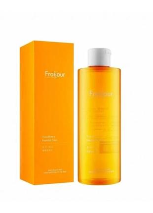 Тонер з медом та юдзу , fraijour, yuzu honey essential toner, 250 мл
