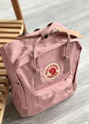 Fjallraven kanken classic 16l женский рюкзак канкен розовый цвет (16 литров)5 фото