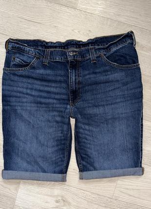 Шорты джинсовые баталы 3xl 18р. 38p стpейч