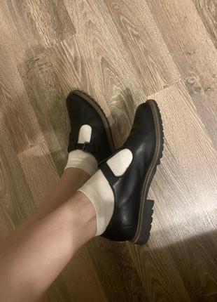 Кожаные туфли clarks2 фото