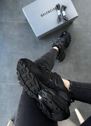 Balenciaga track жіночі масивні кросівки чорного кольору демі люкс якість женские черного цвета черные массивные кроссовки топ качество3 фото