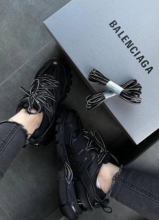 Balenciaga track жіночі масивні кросівки чорного кольору демі люкс якість женские черного цвета черные массивные кроссовки топ качество2 фото