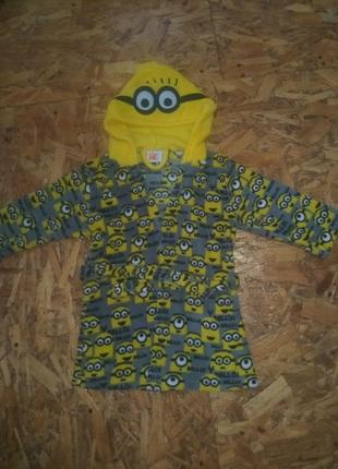 Флісовий халат despicable me minion made