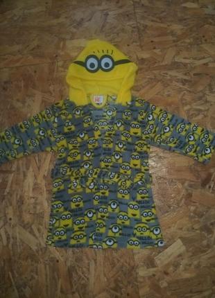 Флісовий халат despicable me minion made