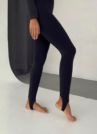 Черные леггинсы со шортиками лосины zara
