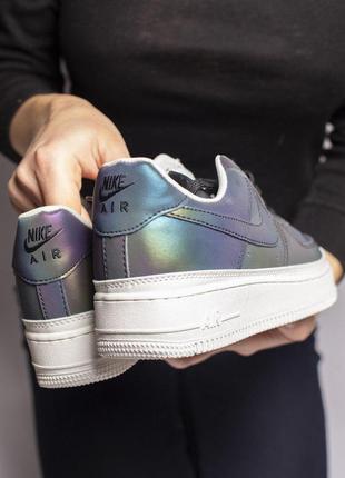 Замечательные рефлективные кроссовки nike air force (весна-лето-осень)😍7 фото