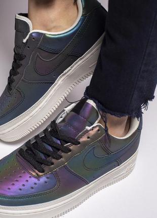 Замечательные рефлективные кроссовки nike air force (весна-лето-осень)😍8 фото