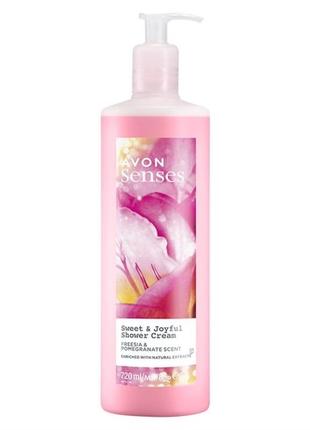 Крем-гель для душу "щасливі моменти" avon senses 720 мл3 фото