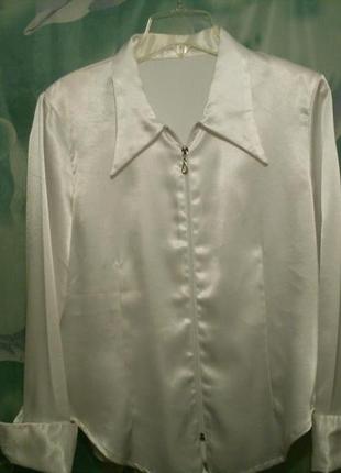 Атласная блузка1 фото