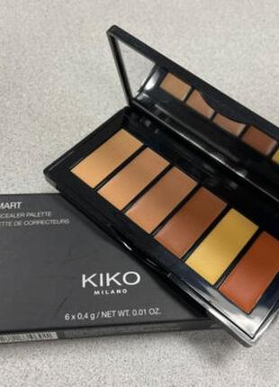 Палетка консилеров kiko smart concealer palette1 фото