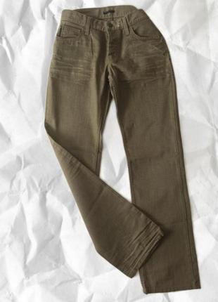 🖤▪️ідеальні якісні оливкові джинси sisley m s ▪️денім 🖤  джинси хакі варенки  джинси знижки sale1 фото