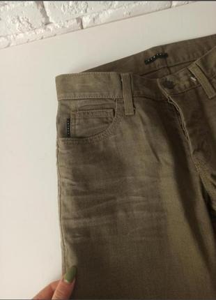 🖤▪️ідеальні якісні оливкові джинси sisley m s ▪️денім 🖤  джинси хакі варенки  джинси знижки sale7 фото