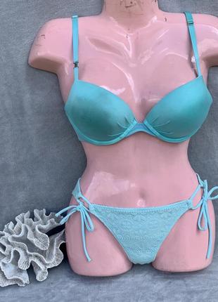 Купальник раздельный с пуш-ап victoria’s secret (оригинал)