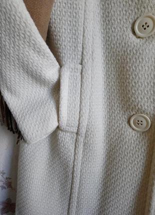 Пальто актуального цвета сезона фактурная ткань р. 46-48 от new look6 фото