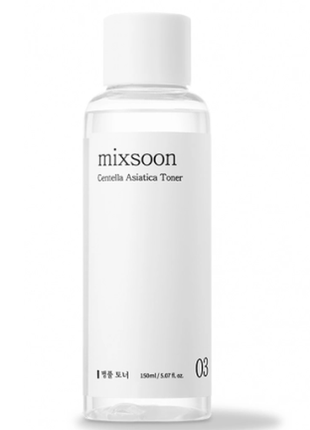 Заспокійливий тонер із центелою азійською mixsoon centella asiatica toner1 фото