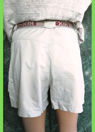 Шорти карго жіночі легкі, нежаркі, нар. s,м, бавовна, з накладними кишенями, без нюансів2 фото