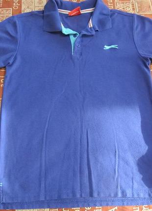 Мужская футболка поло, тенниска slazenger s-m