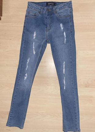 Стильные джинсы на 9-11 лет.2 фото