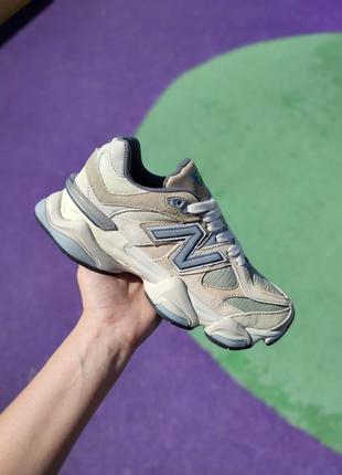 Стильные женские кроссовки ню беланс new balance 9060 beige бежевые/лето,весная,осень/женская обувь
