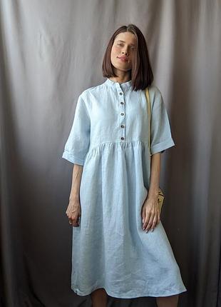 Платье из натурального льна