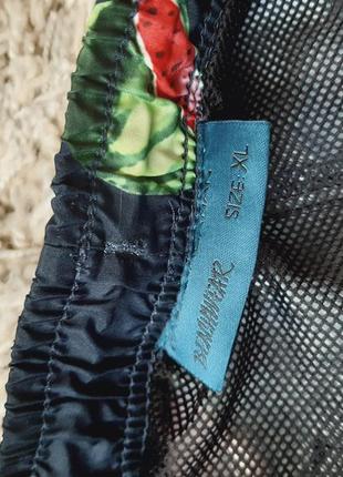 Стильные мужские пляжные/купальные шорты в принт арбузы,plazoitaliaman, p  l-xl7 фото