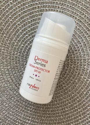 Крем для обличчя з спф  derma series cream protect spf30, 50 ml