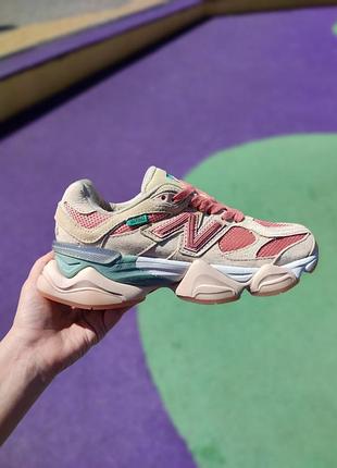 Стильні жіночі кросівки ню беланс new balance 9060 рожеві/жіноче взуття