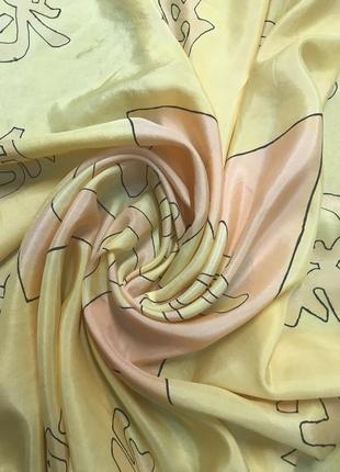 Нежный платок из натурального шелка2 фото