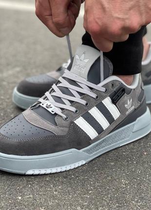Чоловічі замшеві сірі  кросівки в сітку adidas 🆕 кросівки адідас