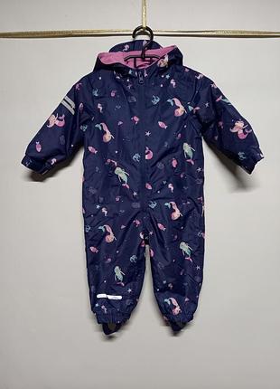 Демісезонний комбінезон на дівчинку 74/80 см